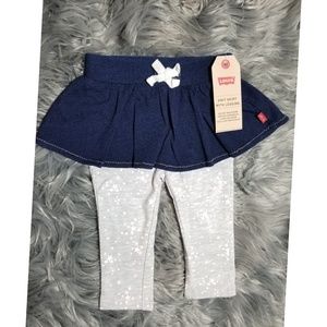 💣3 for $20 item💣 Infant Denim Skirt w Leggings